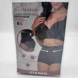 Boxer Moldeador Control Abdomen – Efecto Push-Up y Control Total SMI04049 Stagmi